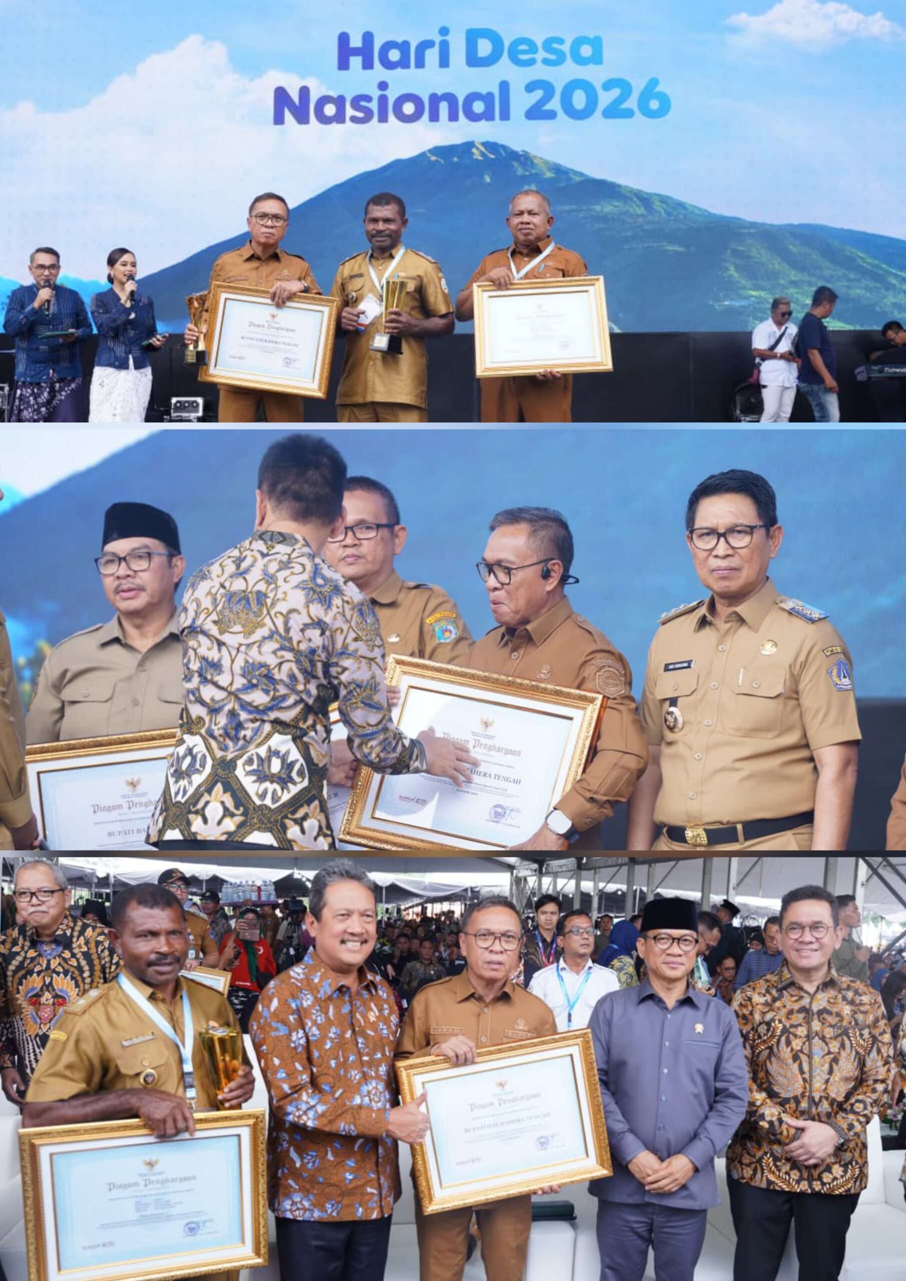 Halteng Gemilang di Panggung Nasional: Borong Dua Penghargaan Bergengsi di Hari Desa 2026