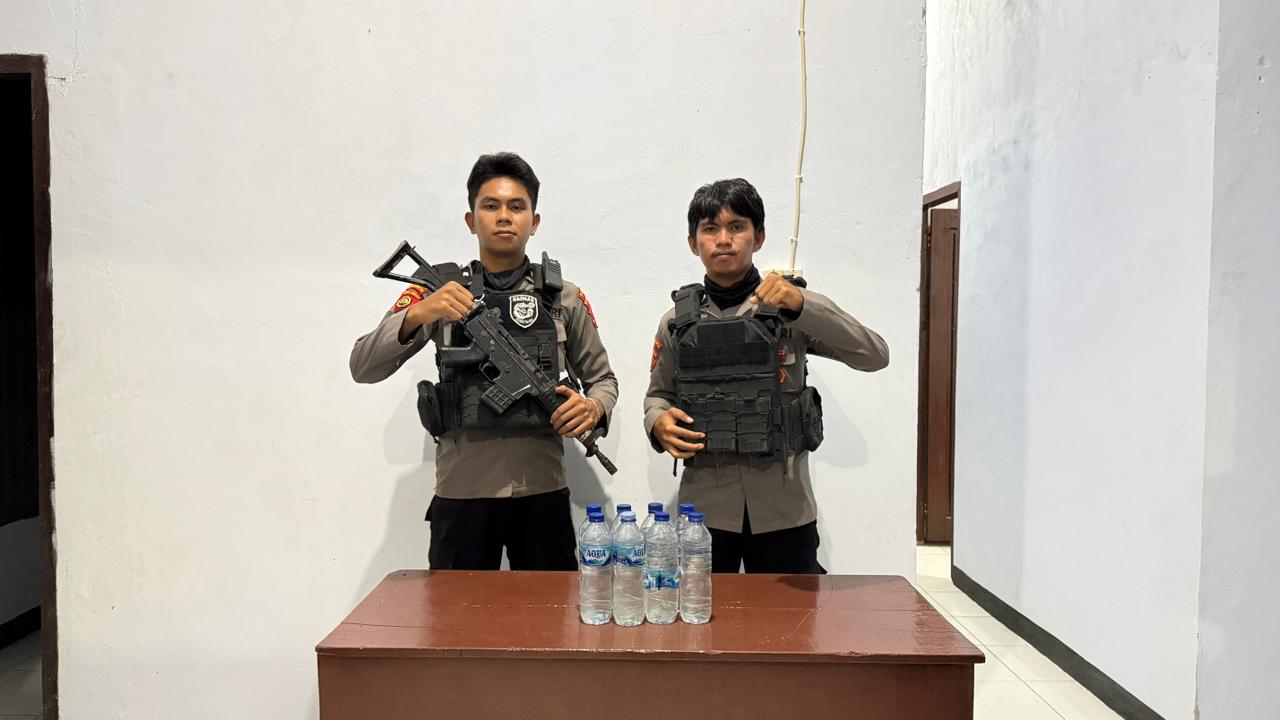 Tak Berkutik! Polsek Siap Gela Bongkar Taktik “Kucing-kucingan” Penjual Miras di Taliabu Utara